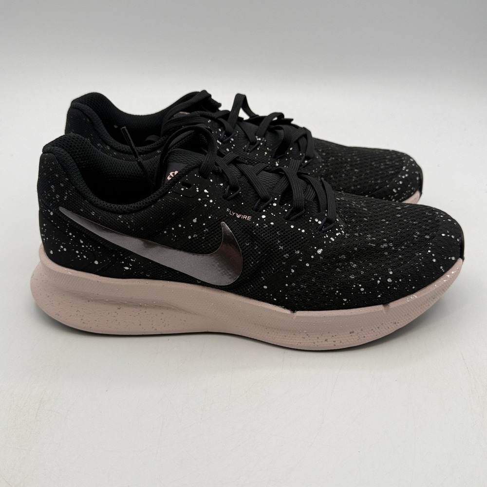 Nike Run Swift 3 Shoes Womens Size 7 Black Metallic Dark Grey Running DR2698-016